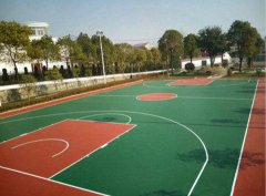 長(zhǎng)興塑膠籃球場(chǎng)